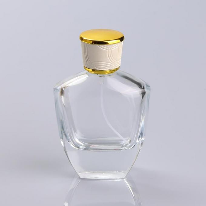 Perdagangan Jaminan Pemasok Desain Tebal Bawah Botol Kaca Parfum Kustom Kosong 100 ml