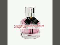 Logo yang dapat disesuaikan Botol parfum kaca dan untuk pesanan sampel