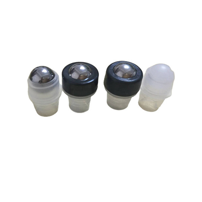Screw Cap Roll On Perfume Bottles , Amber Green Red Metal Ball Roll On Bottles