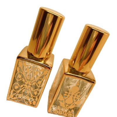 10ml Electroplated UV Perfume Bottle Glass Tube Aluminum Spray Perfume Distribution Bottle