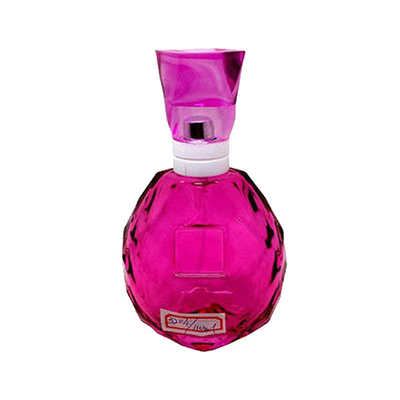 Lightweight Glass Elegant Perfume Bottle Custom Made Silver Crimp Pump