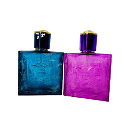 Plastic Cap Custom Glass Perfume Bottles 60 ml Capacity For Skin Care Cream