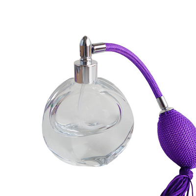 perfume bottle 50-170ml  recycled glass bottles black blue red pink green cap plastic and metal roll frog