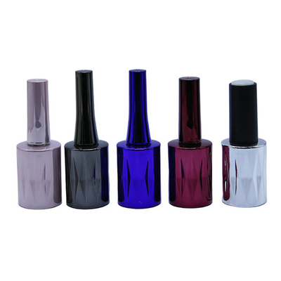 Various Volumn Nail Polish Mini Bottles Lightweight Portable Custom Color