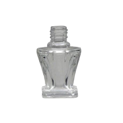 Transparent Glass Empty Nail Varnish Bottles Custom Color For Personal Care