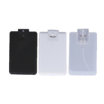 Card 20ML ISO 8317 Plastic Perfume Bottle With Sprayer Cap