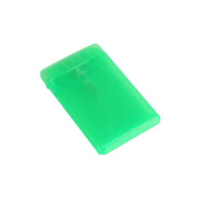 Card 20ML ISO 8317 Plastic Perfume Bottle With Sprayer Cap
