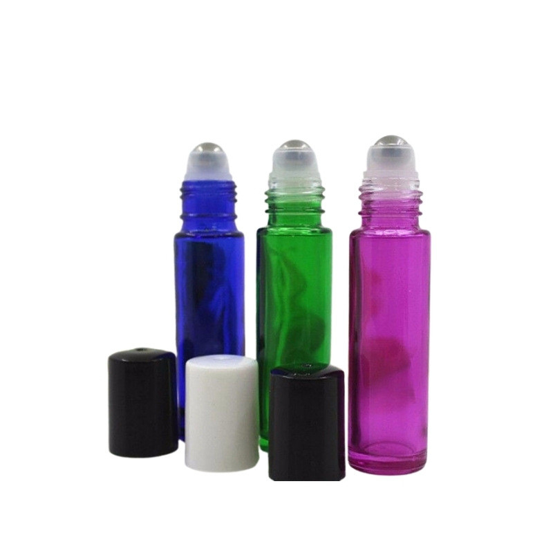 ‌8ml Roll On Bottles Screw Cap Frosted Roller Bottles Wholesale Reusable OEM Available  6ml Roll On Bottle Stainless Steel Roller