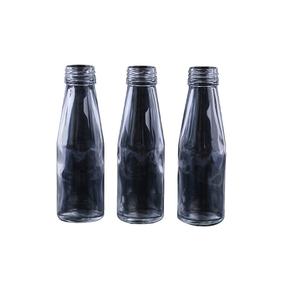 Pilferproof Cosmetic 100ML Clear Flint Glass Bottle