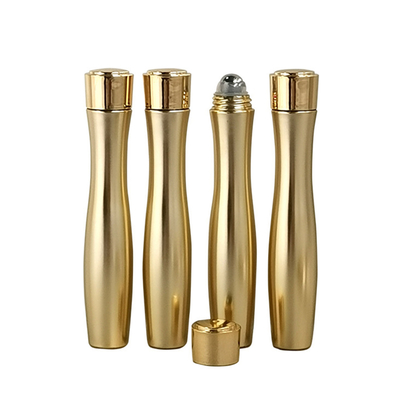 20ml Botol Minyak Plastik Emas PETG Eye Cream Roller Minyak Esensial Untuk Mengambil Botol Manik