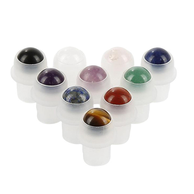 Grosir 10ml Glass Roll On Bottles With Caps Berbagai Cocok Dan Praktis Roll On Plastic Bottle Pink Natural Gemstone Roller